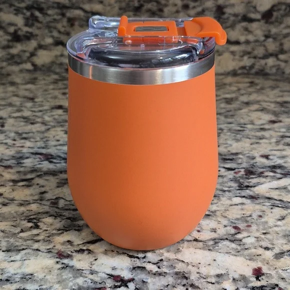 Brumate Uncork'd Insulated Wine Tumbler In Matte Clay - Picture 2 of 9